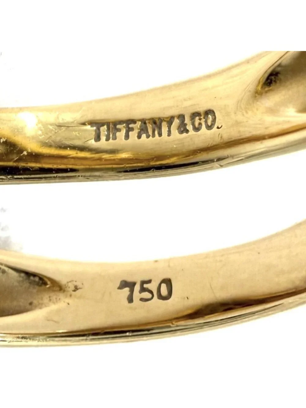 Tiffany & Co Ring Heart Friendship YG 18k Yellow Gold Diamond